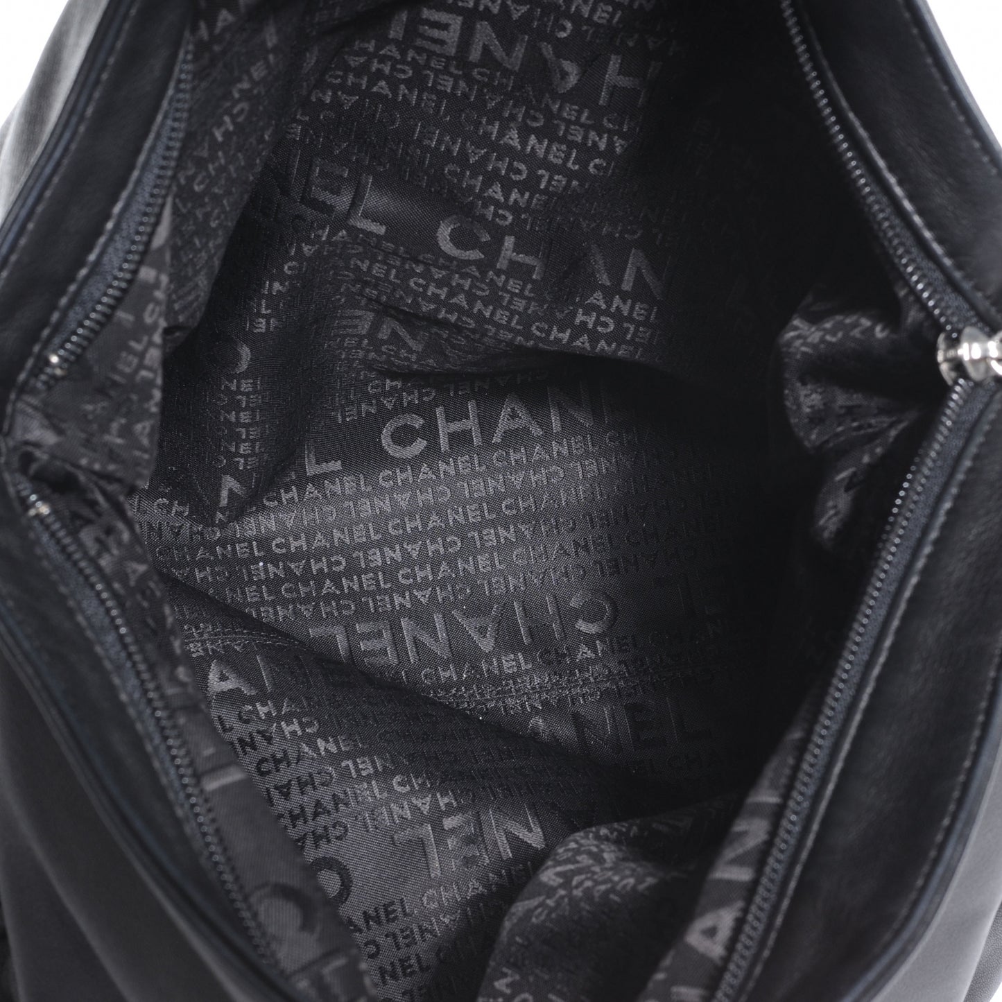 Lambskin Large Ultimate Soft Tote Black