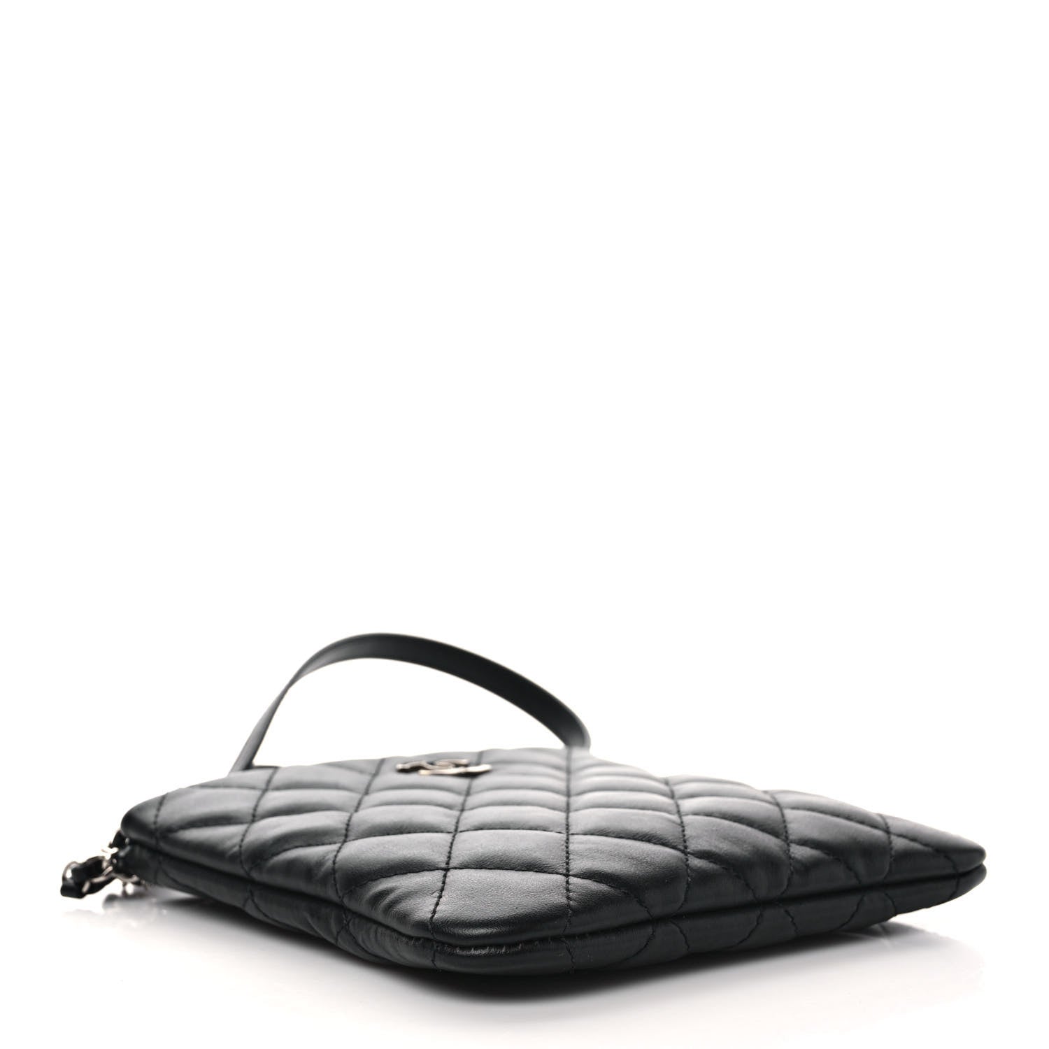 Chanel Lambskin Quilted Crossbody Bag Black 4 of 9