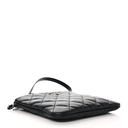 Chanel Lambskin Quilted Crossbody Bag Black 4 of 9