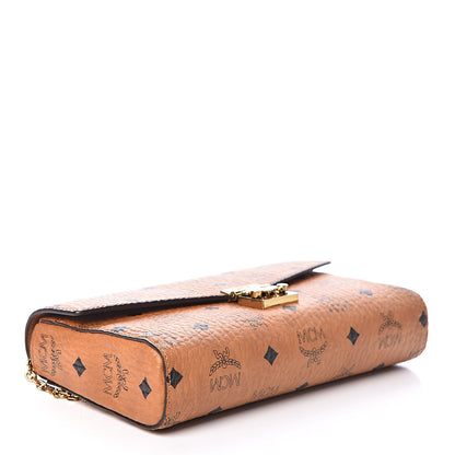 MCM Visetos Medium Patricia Wallet On Chain Cognac 4 of 9