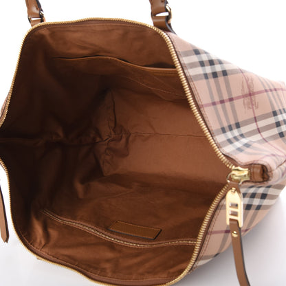Burberry Haymarket Check Medium Salisbury Tote Tan 5 of 8