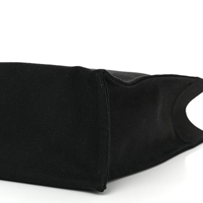 Hermes Toile Goeland Vache Hunter Etriviere Shopping Bag Black 10 of 10