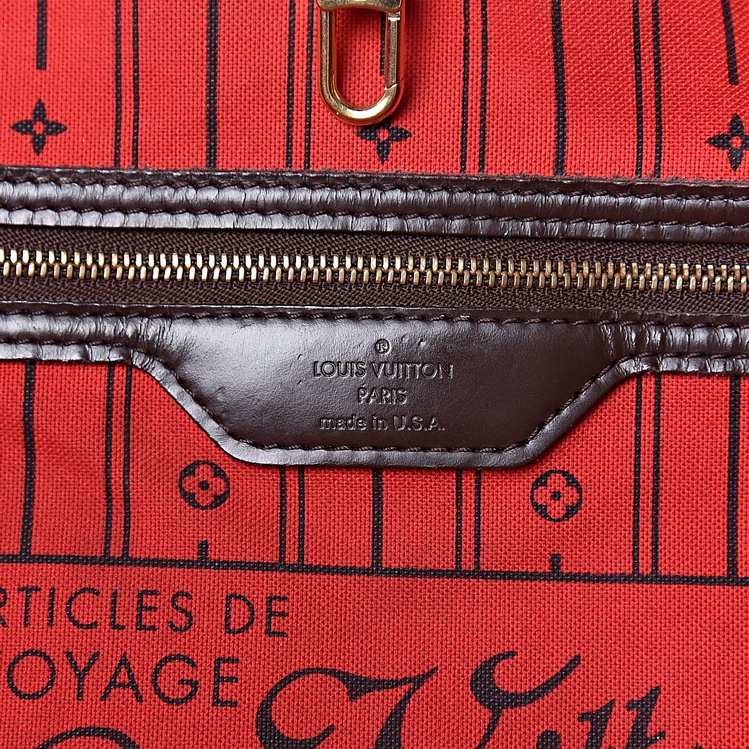Louis Vuitton Damier Ebene Neverfull GM 6 of 18