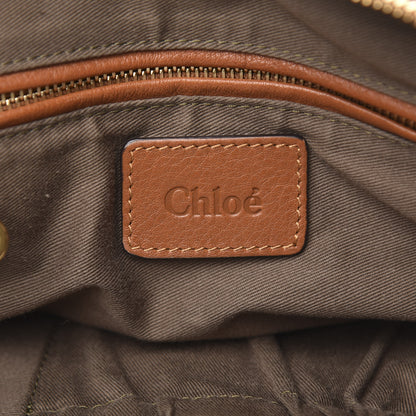 Chloe Calfskin Medium Marcie Satchel Tan 6 of 13