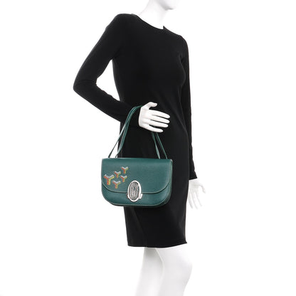 Goyard Taurillon 233 Shoulder Bag Green 2 of 8