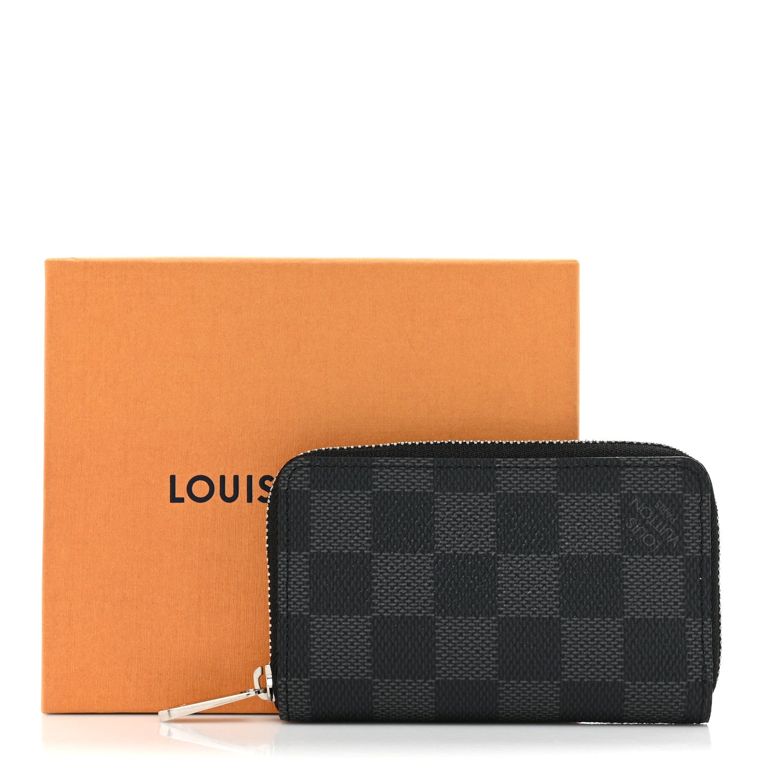 Louis Vuitton Damier Graphite Zippy Coin Purse Vertical 10 of 10