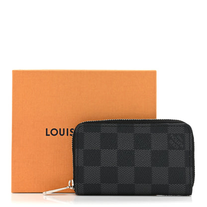 Louis Vuitton Damier Graphite Zippy Coin Purse Vertical 10 of 10