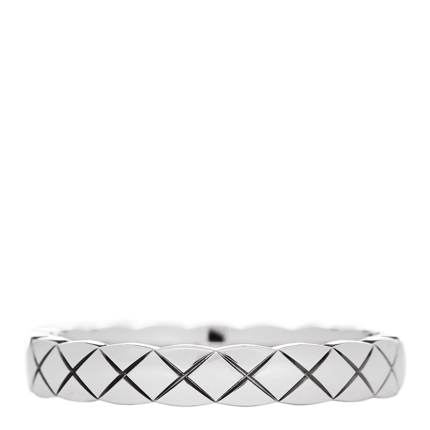 18K White Gold Mini Coco Crush Ring 54 6.75