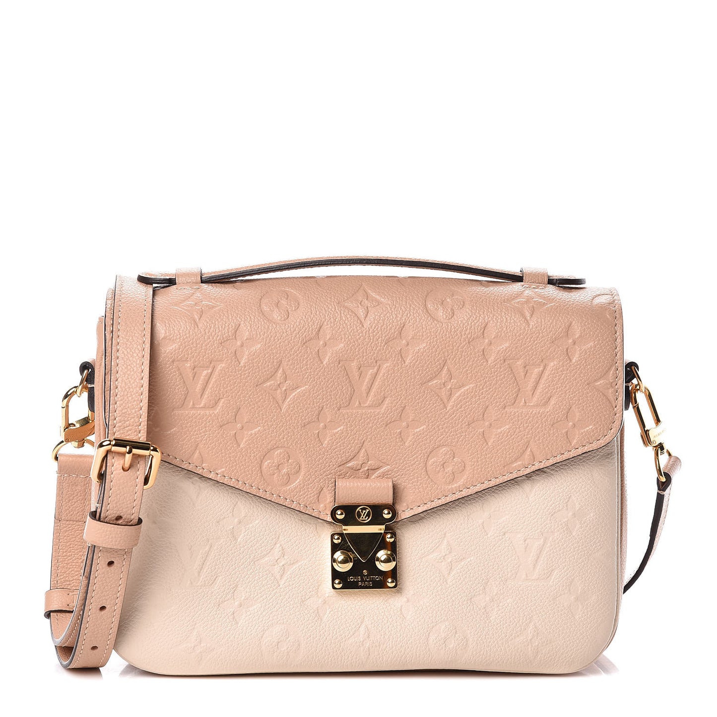 Empreinte Pochette Metis Beige Rose Creme
