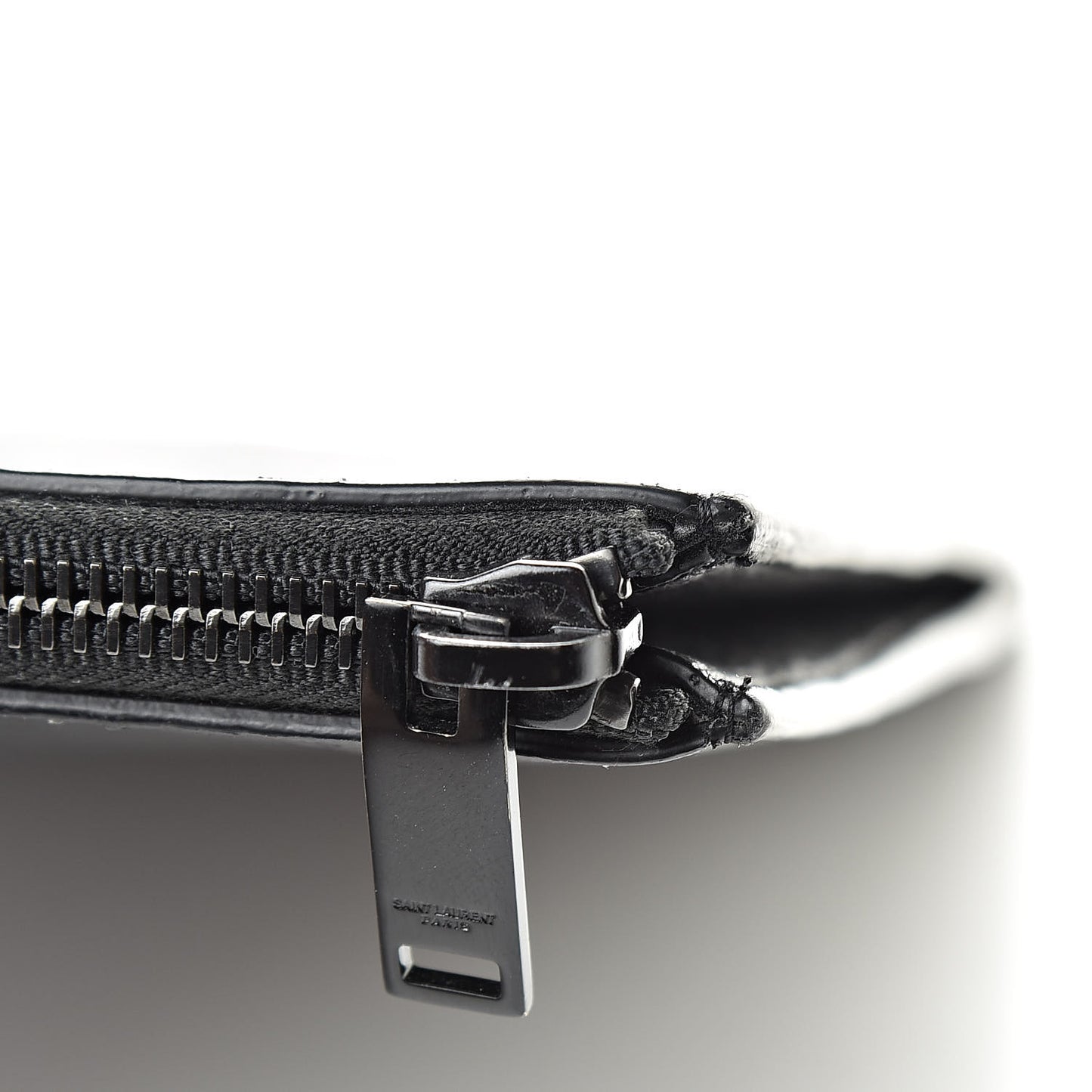 Calfskin Crocodile Embossed Monogram iPad Case Black