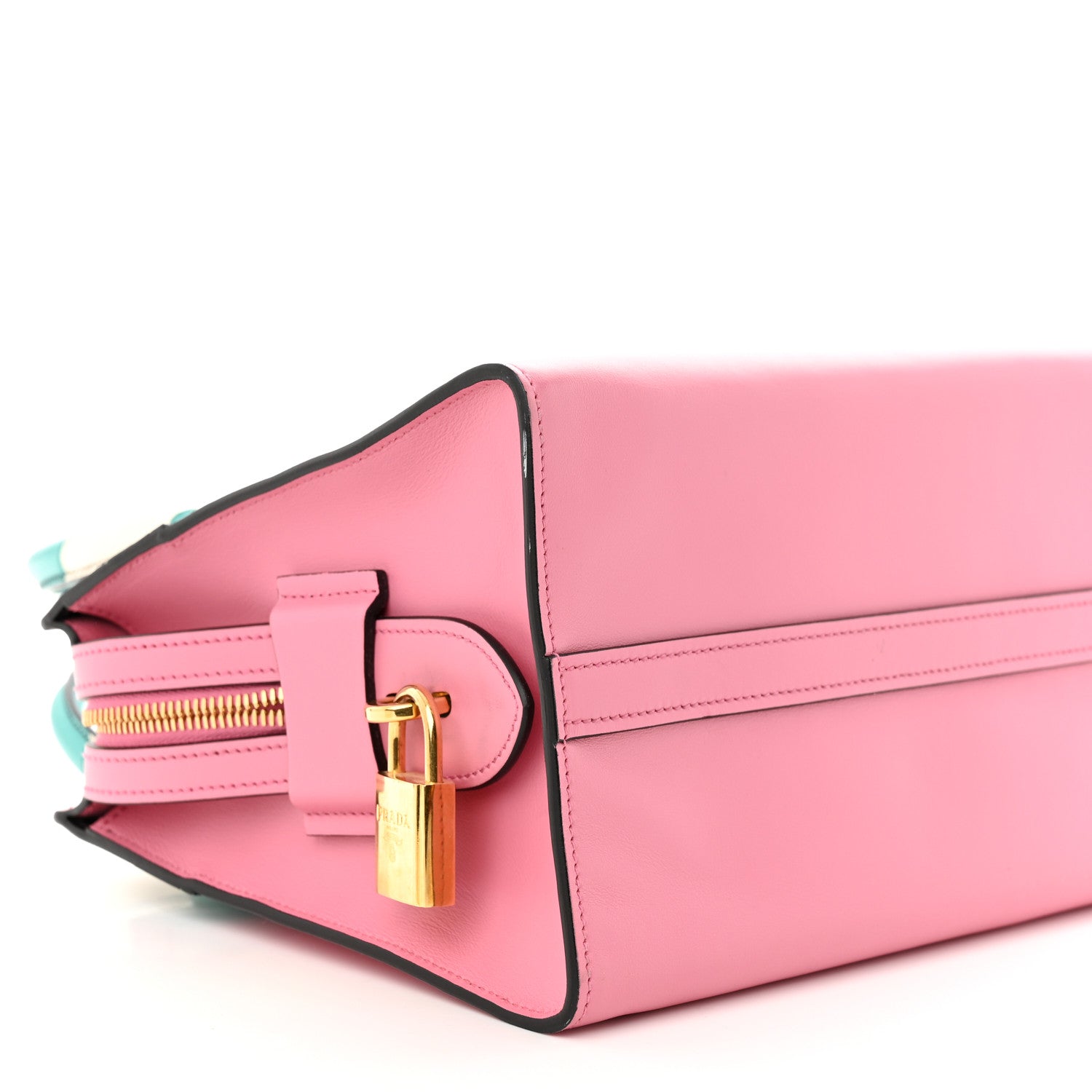 Prada City Calf Saffiano Medium Esplanade Tote Begonia Giad 9 of 12