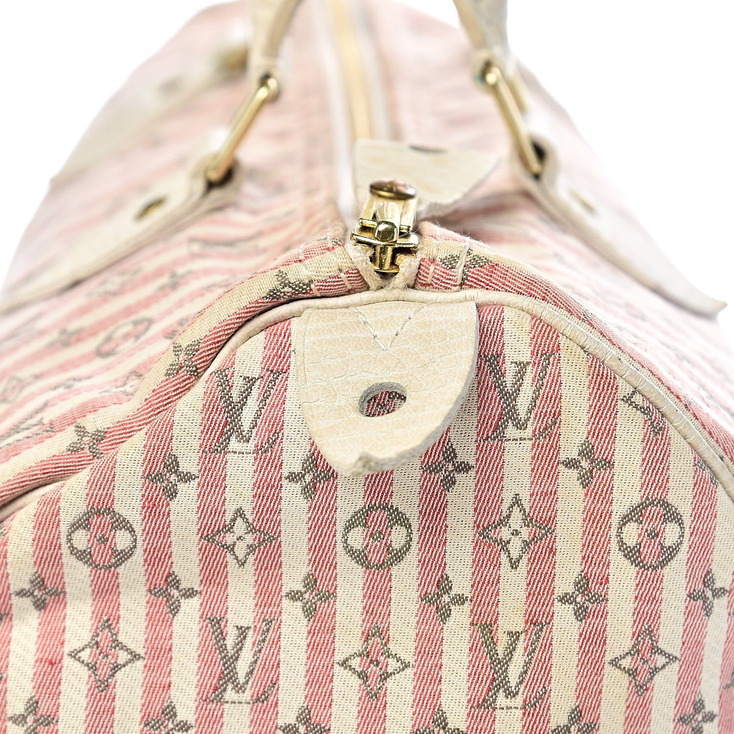Louis Vuitton Mini Lin Croisette Speedy 30 Rouge 13 of 18