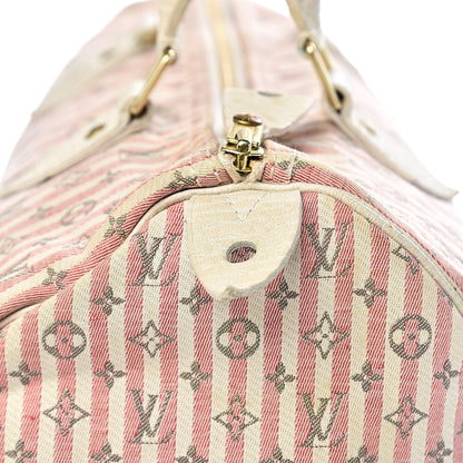 Louis Vuitton Mini Lin Croisette Speedy 30 Rouge 13 of 18