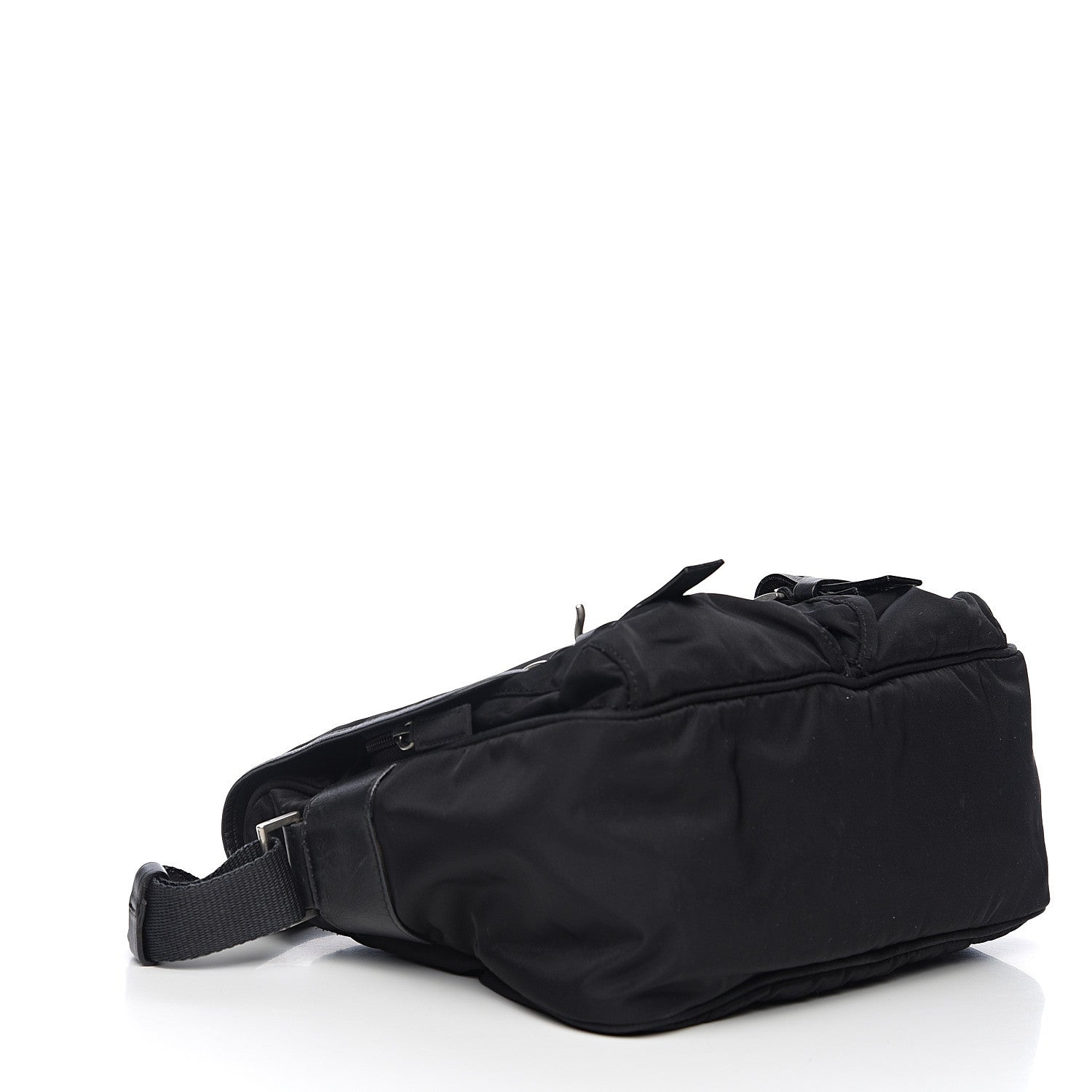 Prada Nylon Vela Messenger Bag Black 3 of 8