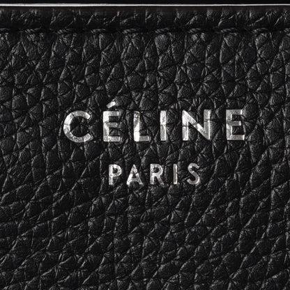 Celine Drummed Calfskin Mini Luggage Black 8 of 14