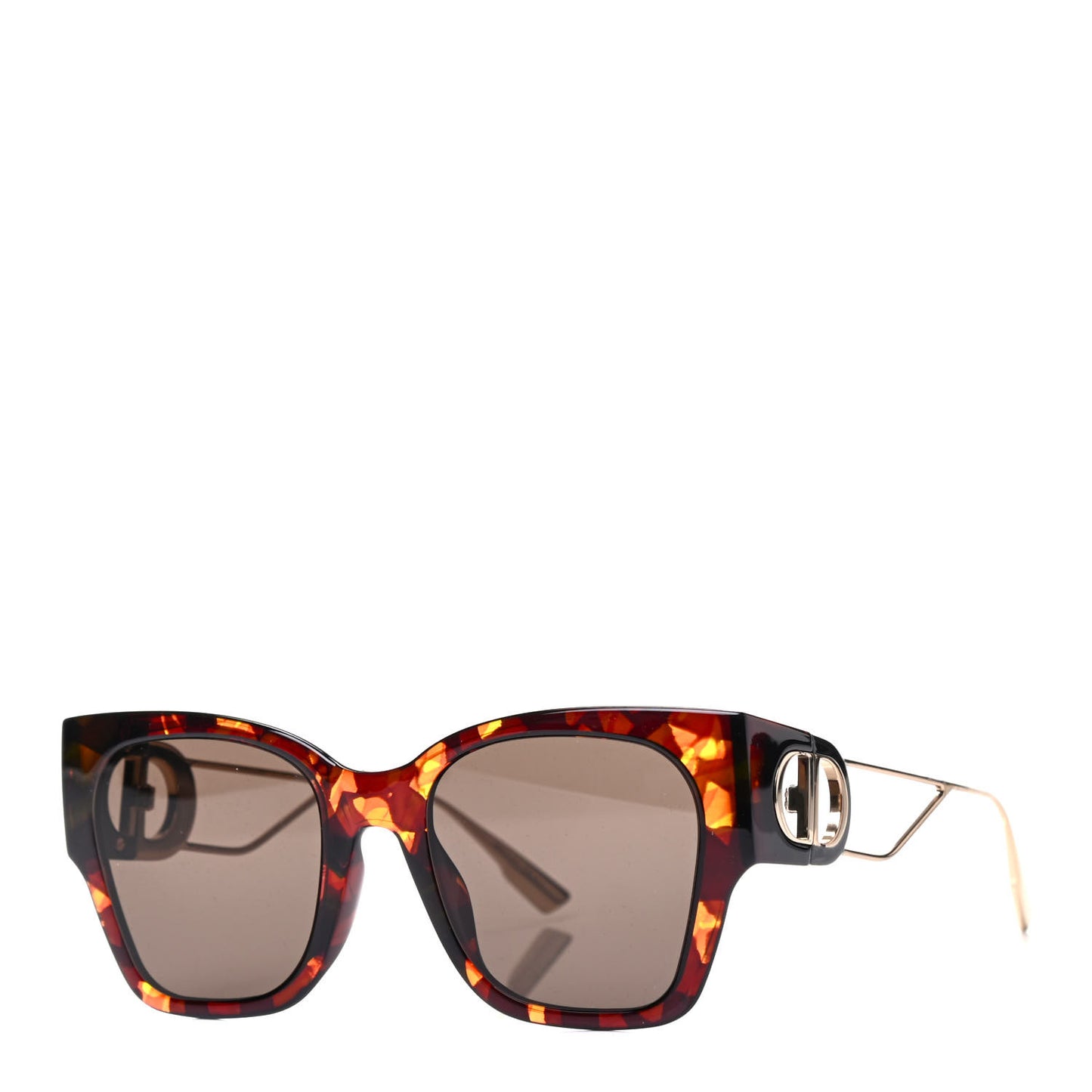 Rectangular 30 Montaigne 1 Sunglasses Tortoise