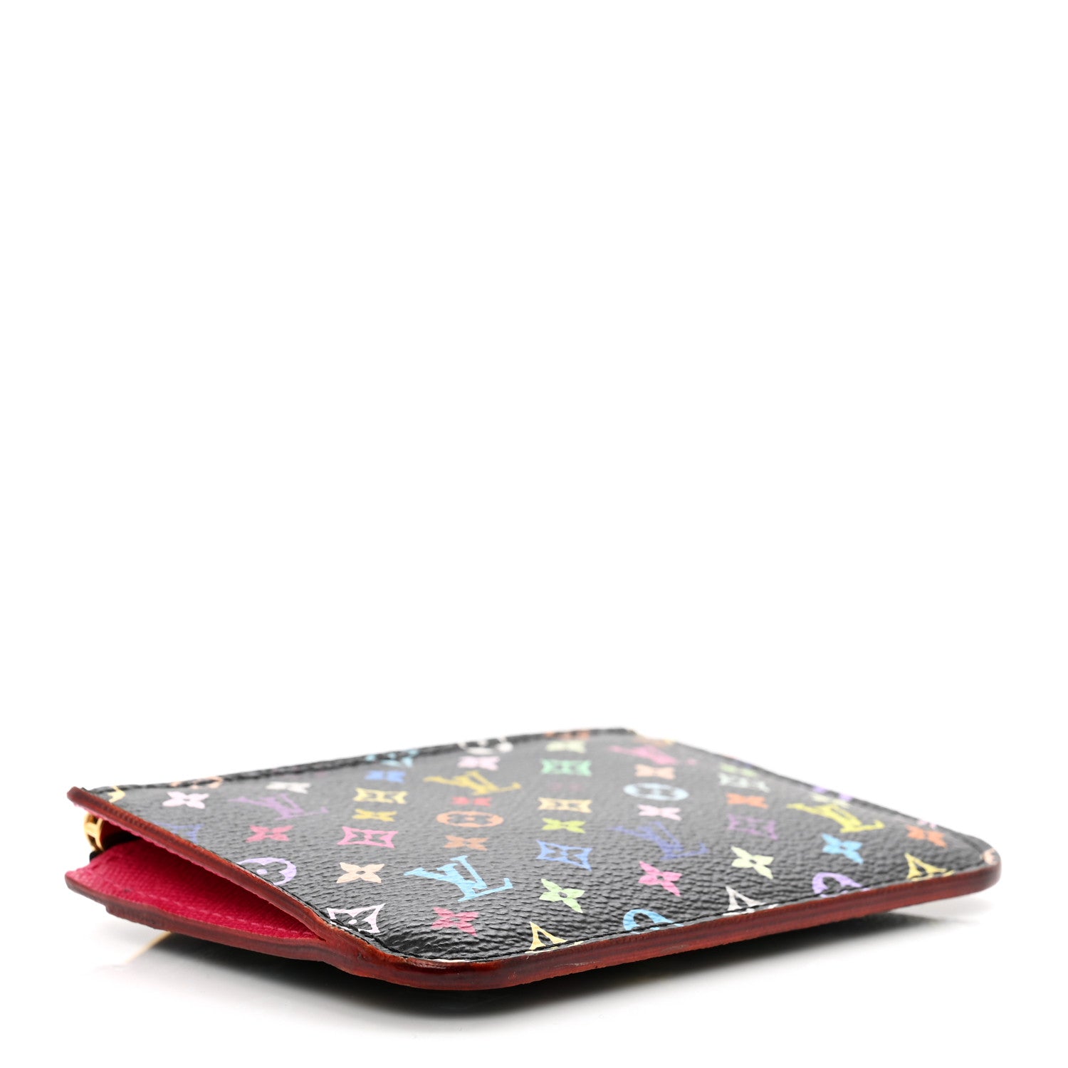 Louis Vuitton Monogram Multicolor Key Pouch Black Grenade 4 of 8