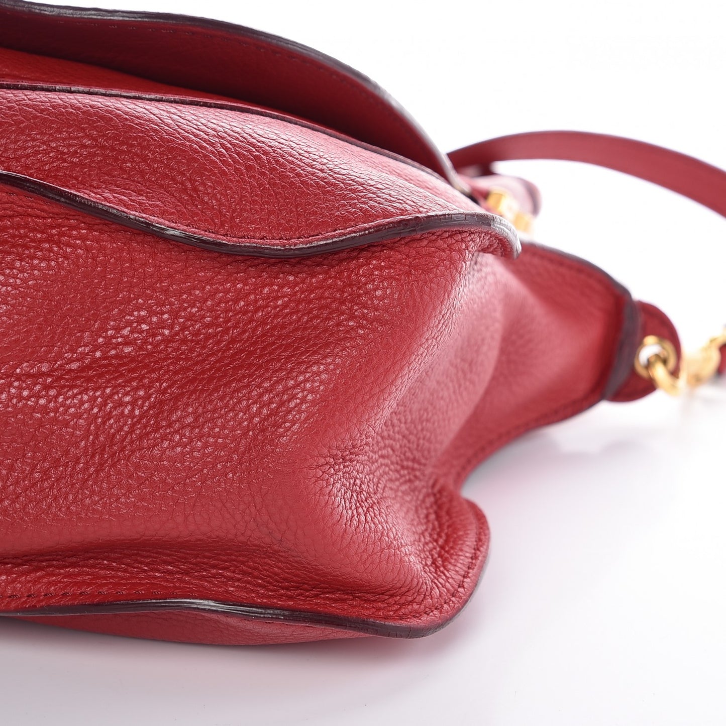 Calfskin Medium Marcie Satchel Acerola