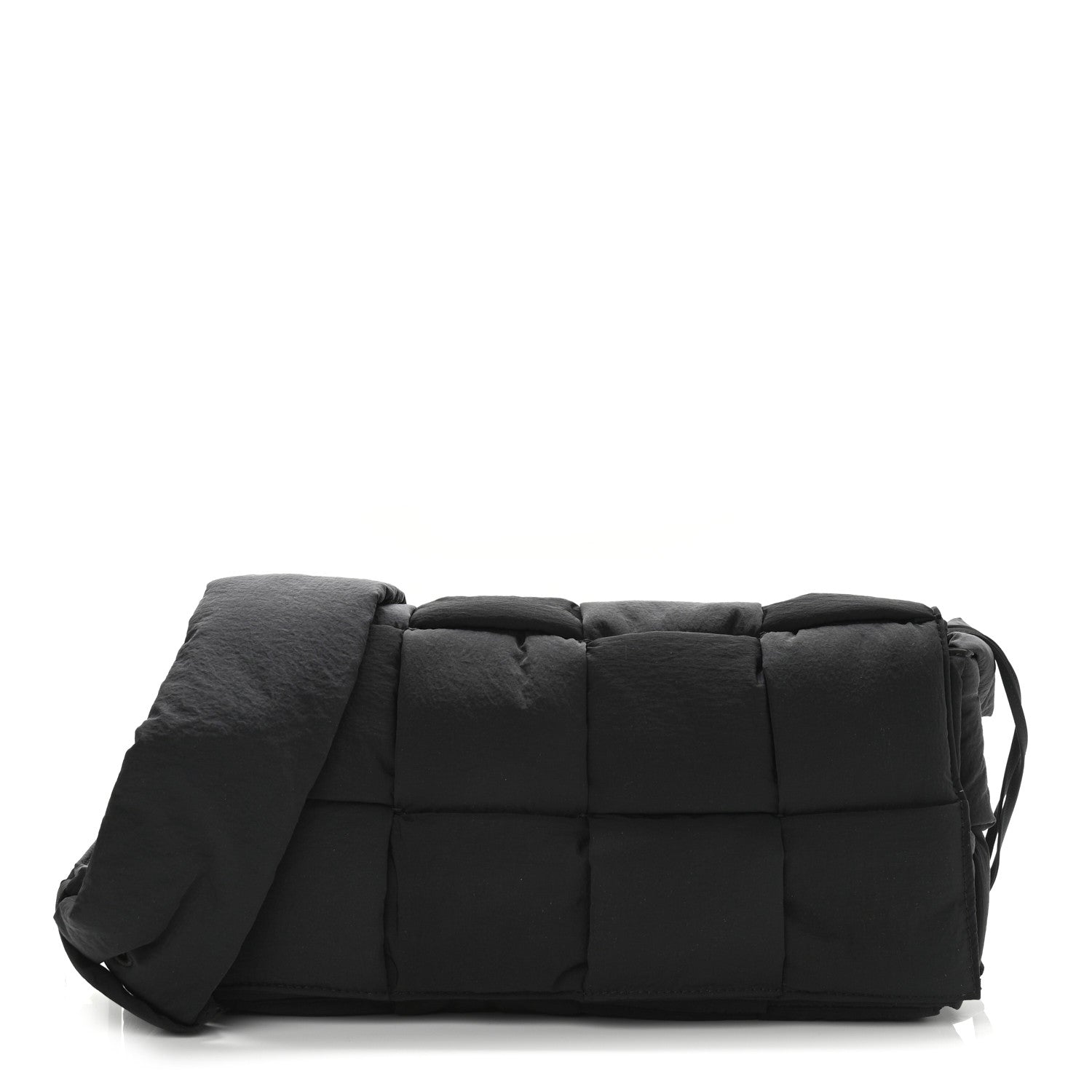 Bottega Veneta Nylon Intrecciato Padded Tech Cassette Bag Black 3 of 7
