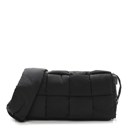 Bottega Veneta Nylon Intrecciato Padded Tech Cassette Bag Black 3 of 7