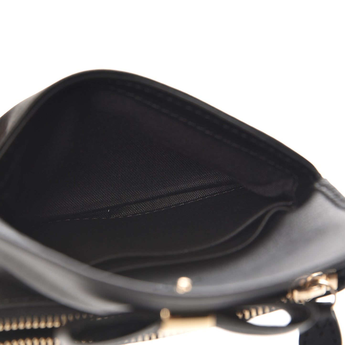 Goatskin Bow Coin Purse Black