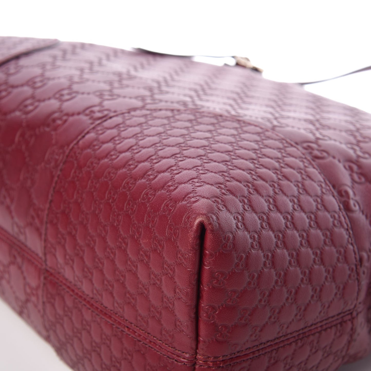 Guccissima Medium Bree Shoulder Bag Classic Ruby