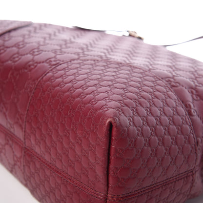 Gucci Guccissima Medium Bree Shoulder Bag Classic Ruby 8 of 11