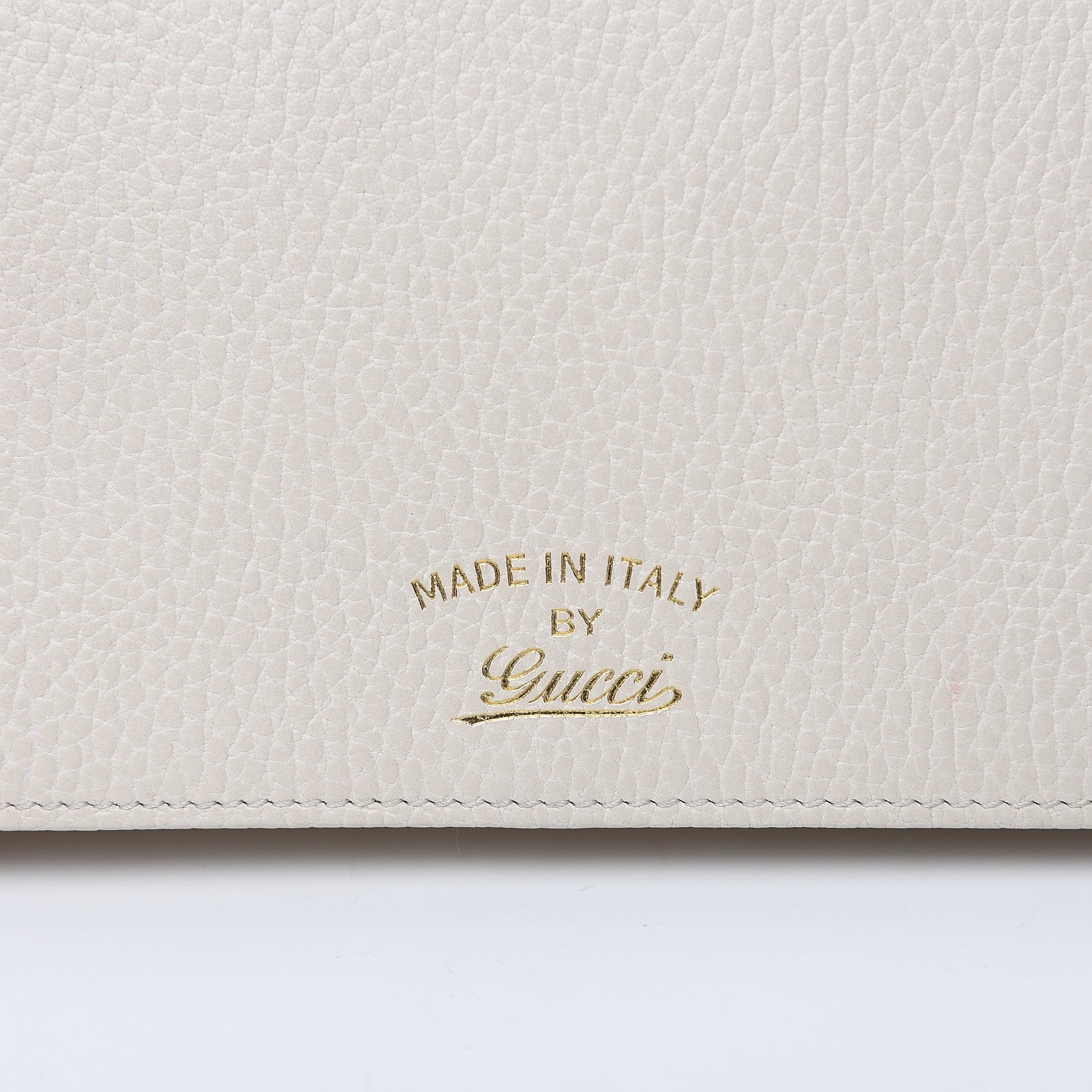 Gucci Dollar Calfskin Mini Swing Wallet Bag Mystic White 9 of 9