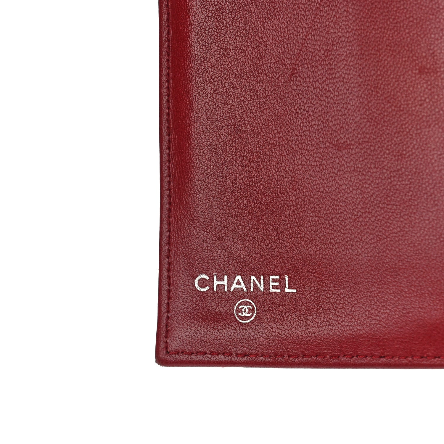 Chanel Lambskin Quilted Large Flap Wallet Red 7 of 14
