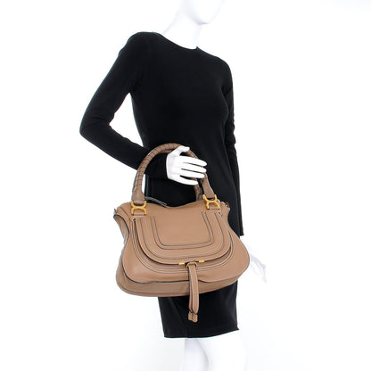 Chloe Calfskin Medium Marcie Satchel Nut 3 of 8