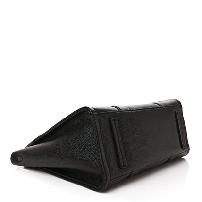 Marc Jacobs Grained Calfskin Medium The Tote Bag Black 4 of 9