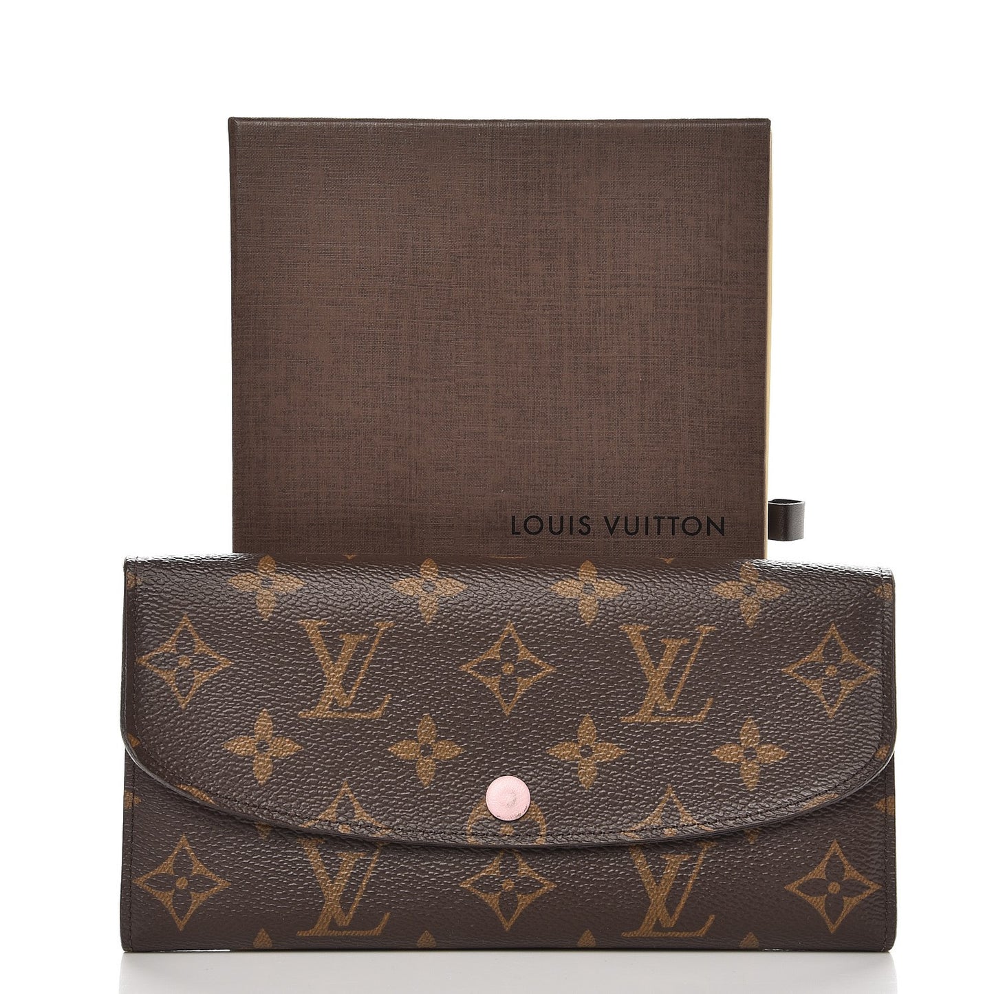 Monogram Emilie Wallet Rose Ballerine