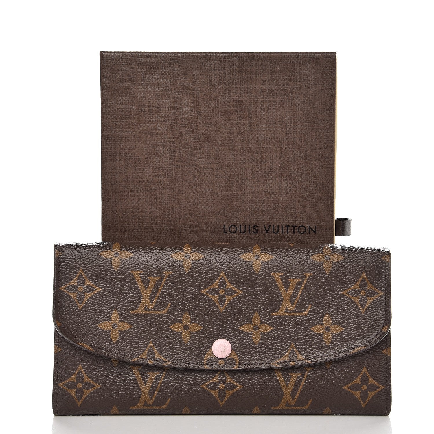 Louis Vuitton Monogram Emilie Wallet Rose Ballerine 9 of 9