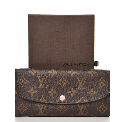 Louis Vuitton Monogram Emilie Wallet Rose Ballerine 9 of 9