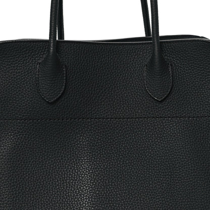 The Row Matte Grained Calfskin Soft Margaux 15 Black 7 of 10