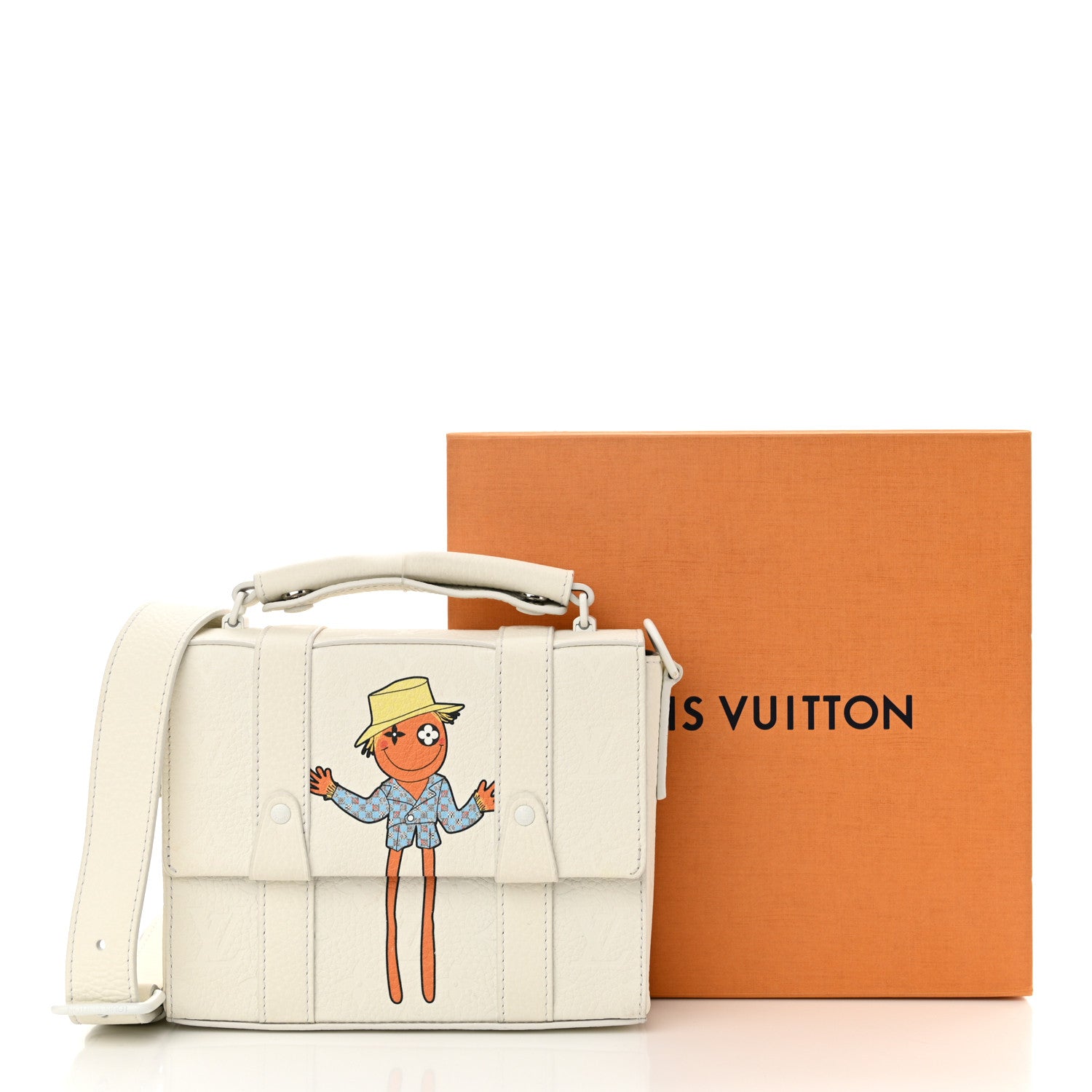 Louis Vuitton Taurillon Monogram LV Friends Soft Trunk Messenger White 16 of 16
