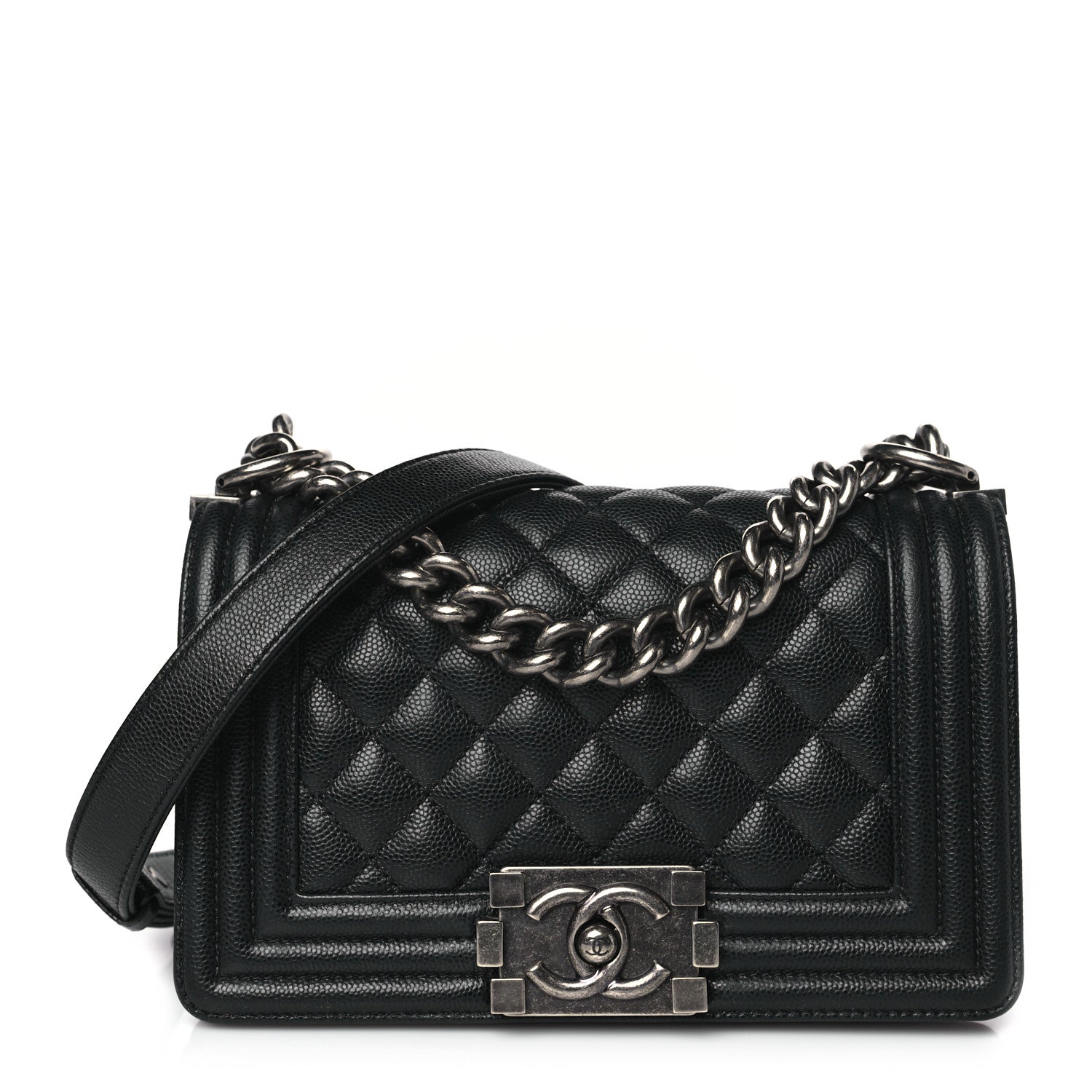 Chanel Caviar Quilted Small Boy Flap Black 1 of 13