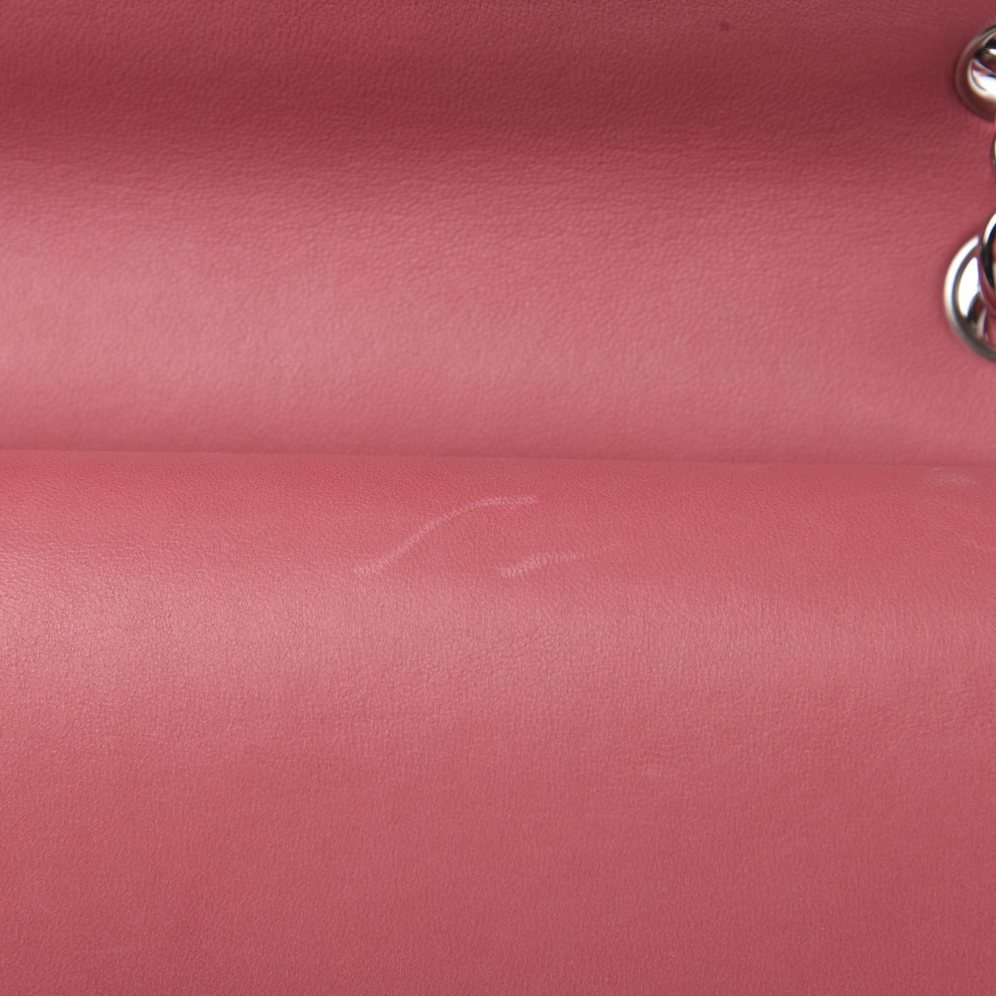 Lambskin Quilted Jumbo Double Flap Pink