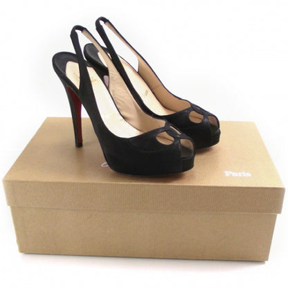 Christian Louboutin Satin Burma Haute Serrure 120 Pumps 35.5 4 of 7