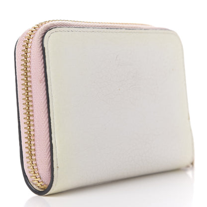 Christian Louboutin Calfskin Loubinthesky Panettone Coin Purse White 2 of 10