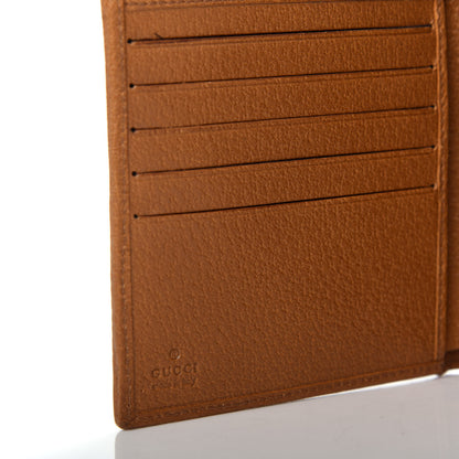 Gucci Monogram Metal Bar French Flap Wallet Pink 6 of 7