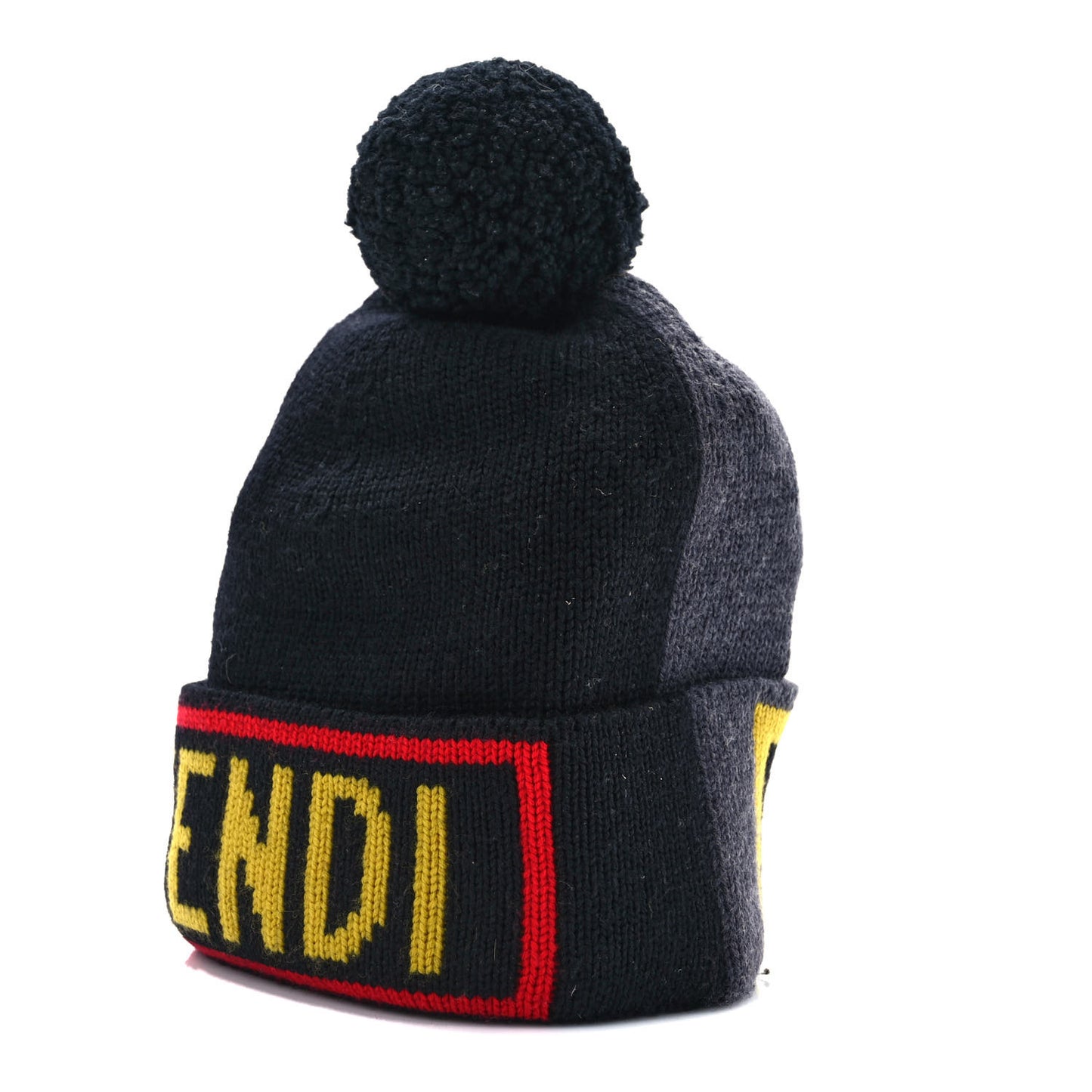 Wool Logo Beanie Black Multicolor