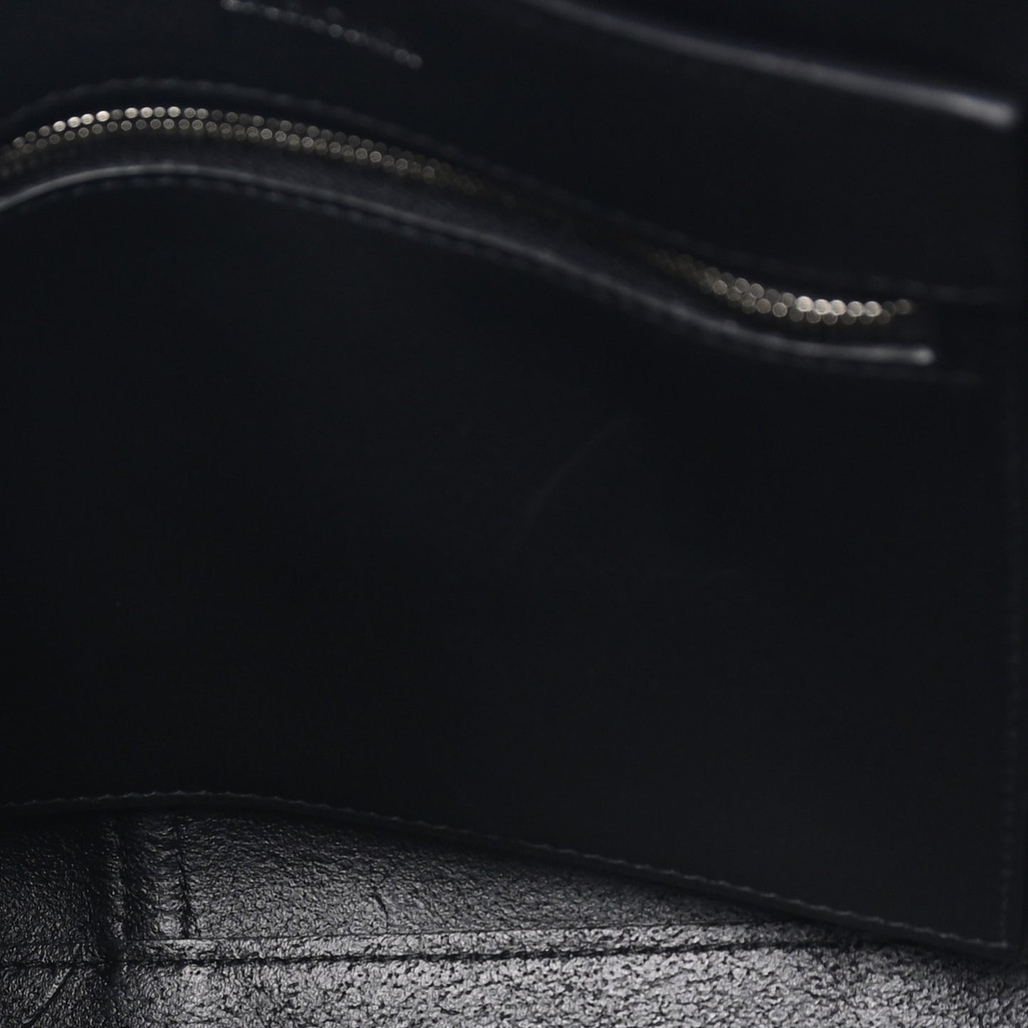 Smooth Calfskin Logo Double Sided XXS Everyday Tote Black White