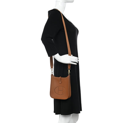 Hermes Taurillon Maurice Evelyne TPM Gold 2 of 11