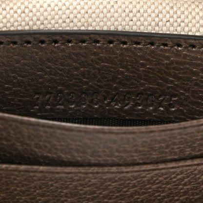 Gucci GG Supreme Monogram Textured Dollar Calfskin Small Ophidia Shoulder Bag Beige Ebony New Acero 7 of 10