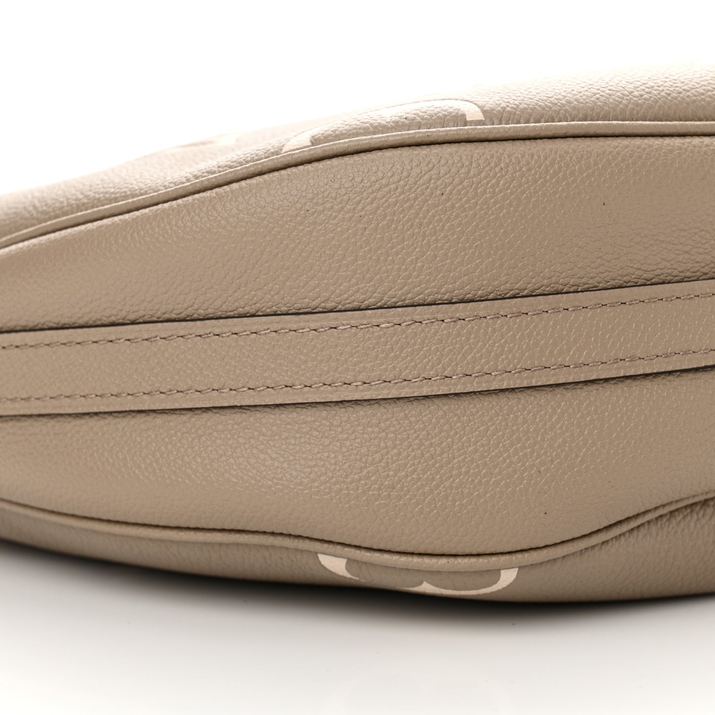 Empreinte Monogram Giant Loop Hobo Dove Gray Cream