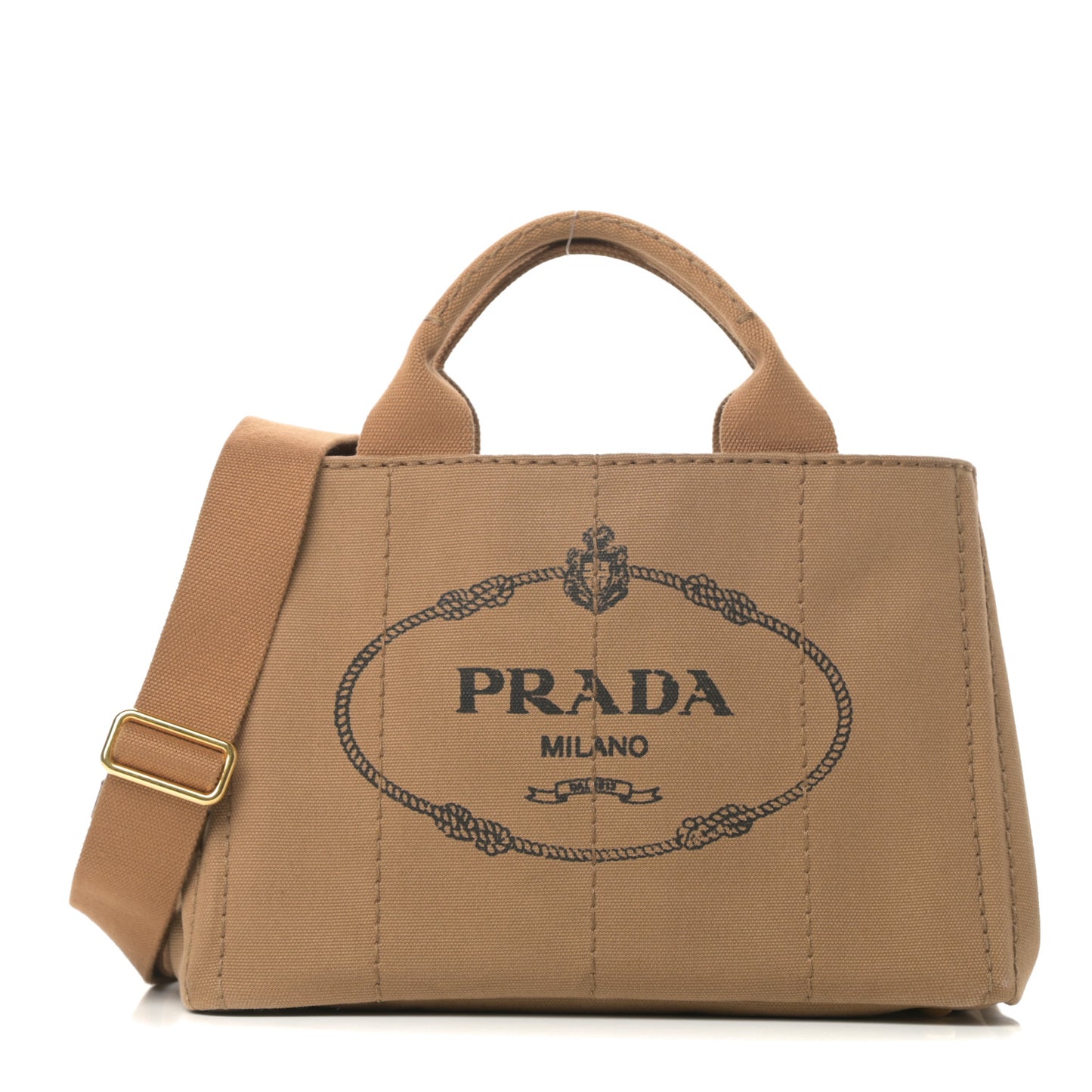 Canapa Small Logo Tote Tabacco
