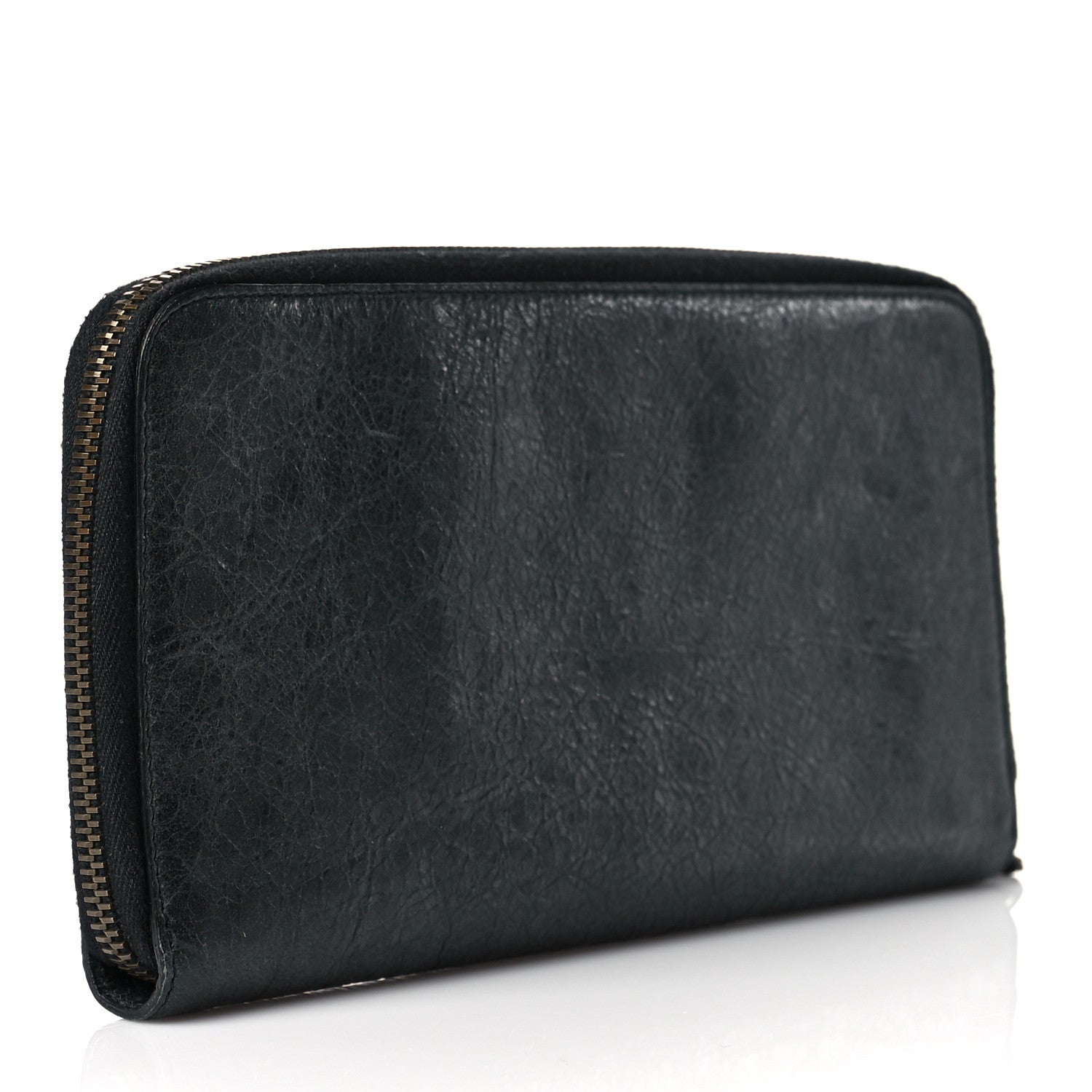 Balenciaga Agneau Classic Hardware Compagnon Wallet Black 3 of 10