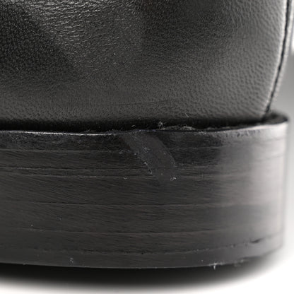 Christian Dior Calfskin Cannage Tall Riding Boots 38.5 Black 16 of 16