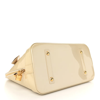 Louis Vuitton Vernis Alma GM Blanc Corail 4 of 11